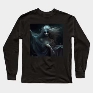 Ghostly beautiful siren Long Sleeve T-Shirt